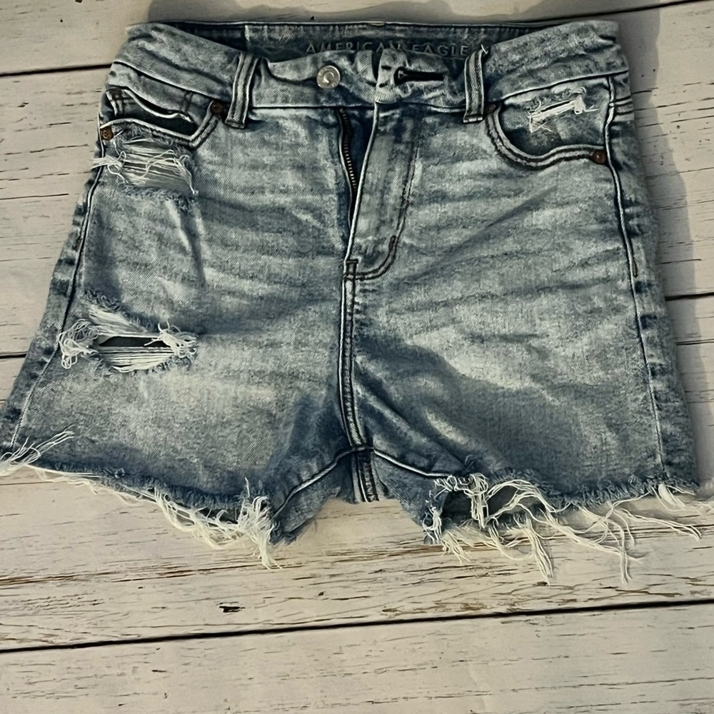 American Eagle Outfitters Women's Distressed Denim Shorts